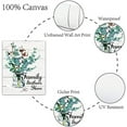 thumbnail image 7 of Flower Wall Art Prints Posters Word Quotes Jar Design Set of 4 for Home Farm Bathroom Kitchen Office Unframed, 7 of 7