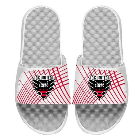 

Men s ISlide White D.C. United Lines Slide Sandals