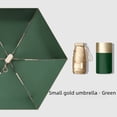 thumbnail image 1 of Sombrilla creativa con seis pliegues, mini sombrilla dorada con pegamento, sombrilla dorada súper plana, sombrilla protectora solar, 1 of 4