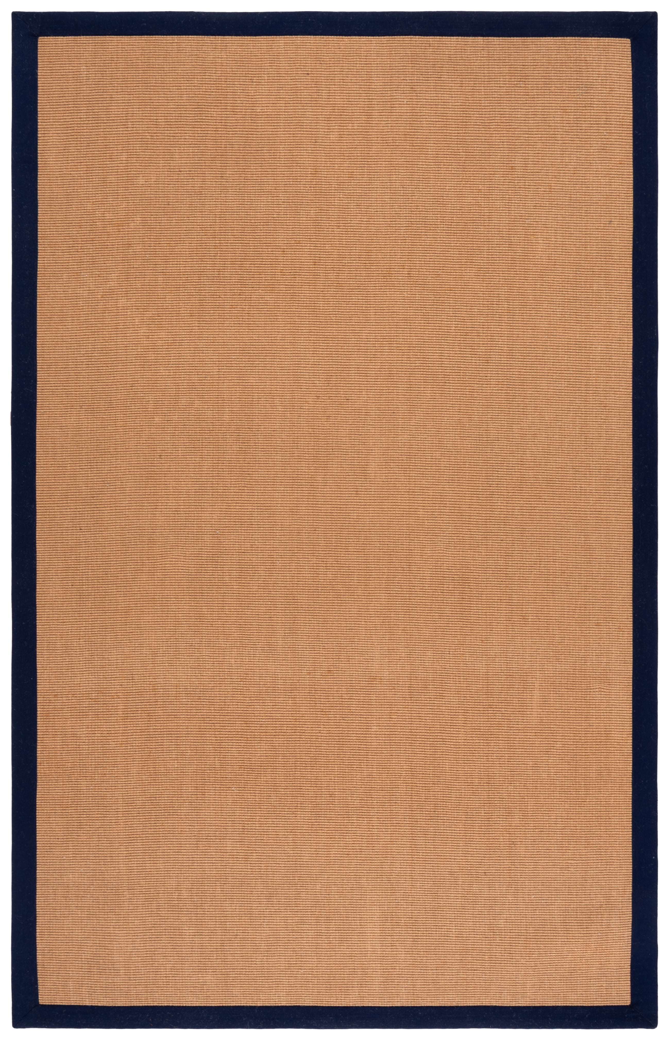 Safavieh Natural Fiber Sabrina Solid Color Area Rug, Natural/Navy, 4' x 6'