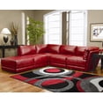 thumbnail image 4 of MDA Home Orelsi Black/Red Contemporary Polypropylene Area Rug - 5'2" x 7'5", 4 of 5