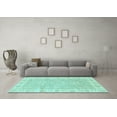 thumbnail image 3 of Ahgly Company Indoor Rectangle Oriental Light Blue Traditional Area Rugs, 2' x 4', 3 of 4