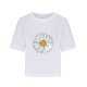 thumbnail image 2 of Camisetas Sobredimensionadas para Mujeres Gota Hombro Cuello Redondo Cultivo Top de Entrenamiento, Blusa de Verano Casual para Diario Y Fitness, 2 of 5