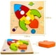 thumbnail image 4 of Rompecabezas de madera JAMW para niños de 12 a 13 años con 4 autos de aprendizaje Montessori, 4 of 5