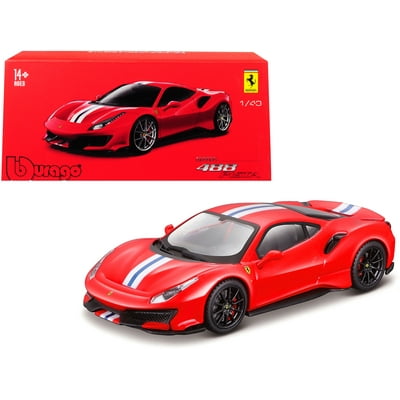 Ferrari 488 Pista Red with White and Blue Stripes Australia Ubuy