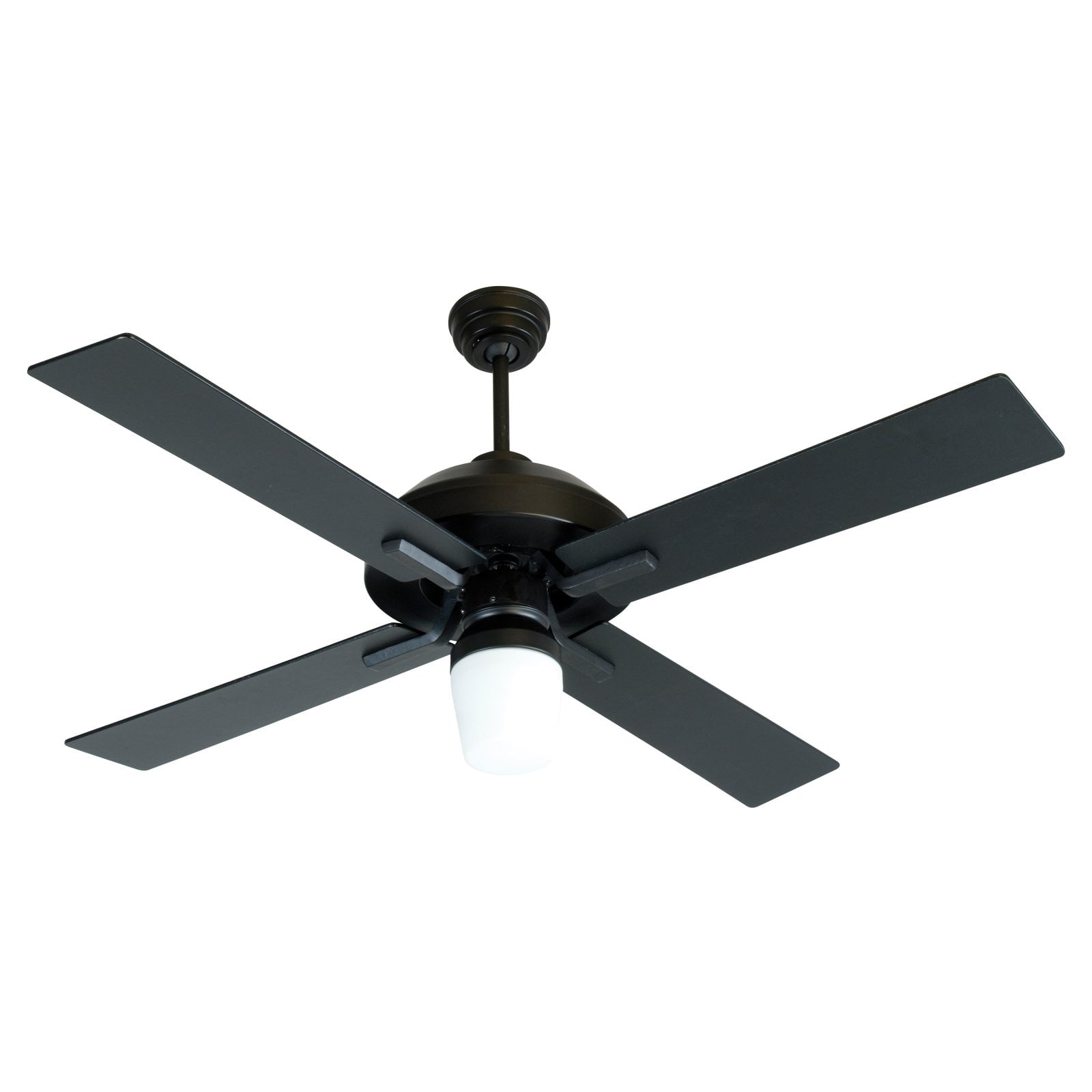 Craftmade Sb52fb South Beach 52 In Indoor Outdoor Ceiling Fan Flat Black Walmart Com