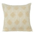 thumbnail image 2 of The HomeCentric Cushion Cover For Sofa, Toss Pillows, Pillow Covers Pack of 2, 14x14 inch (35x35 cm) Ivory, Cotton Pillow Covers, Pillow Covers, Victorian, Abstract - Victoria Pearls, 2 of 5