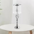 thumbnail image 4 of Elegante candelabro, centro de mesa, candelabro, figura, vela de pilar, florero Plata Grande, 4 of 7