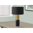 thumbnail image 1 of Monarch Specialties Lighting, 25"h, Table Lamp, Black Concrete, Black Shade, Contemporary, 1 of 6
