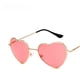 thumbnail image 4 of Gafas de sol vintage de metal con forma de corazón de melocotón y océano, gafas de sol de tendencia, 4 of 5