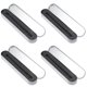 thumbnail image 1 of 4 PCS Cajas de lata de esponja portátil Cajas de lápiz Cajas de lápiz cuadradas (plata), 1 of 8