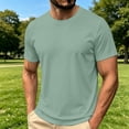thumbnail image 6 of hotojiny Men's Crew Neck T-Shirts Basic Solid Color Loose Tees Comfortable Casual Summer Top for Daily Wear, 6 of 7