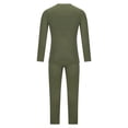 thumbnail image 5 of QATAINLAV Womens Thermal Underwear Sets Long Johns and Long Sleeve Workout Tops 2 Piece Outfits Winter Base Layer Skiing Snow Suits Army Green XS, 5 of 6