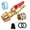 4 piece set, variant on Winterize Blowout Adapter Brass Faucet Adapter Thread Nipple Connector Valves Garden Sprinkler Fitting Tap