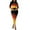 Red, variant on TSADFHJI Satin Skirts for Women Mini Women's Body Hugging Fashion Stripe Pattern Long Sleeved Top and Pencil Skirt Set L Blue