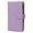Detachable--Purple, variant on Compatible with iPhone 13 Wallet Phone Case with Card Holder, PU Leather Zipper Pocket Magnetic Detachable Flip Case with Wrist Strap (Claret)