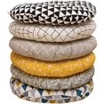 thumbnail image 5 of LAICAIW Homeyuser Chair Seat Pads Cushion Cushion Pads Round Dining Garden Kitchen Office Chair Seat Pads 40cm-2 Pack (Grey 2), 5 of 5