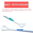 thumbnail image 5 of Tongue Cleaner Scraper Surgical Grade, Tongue Scraping Brush for Oral Hygiene Care Fresh Breath Tongue Scrapers with Carry Case for Adults Kids (2 Pcs), 5 of 7