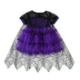 thumbnail image 1 of Felwors Bambin Enfants Bébé Filles Patchwork Manches Courtes Tulle Robe Princesse Robe Vêtements Tenues, 1 of 9
