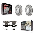 thumbnail image 1 of Transit Auto Front Coated Disc Brake Rotors and Ceramic Pads Kit for Car BMW 528i xDrive Without Performance Brakes with 330mm Diameter Rotor KGT-100555, 1 of 11