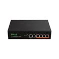 thumbnail image 1 of 6 Port POE Switch 4-PoE+2 UP-Link 100Mbps Fast Ethernet Network Home Network Hub Adapter Serie Po, 1 of 5