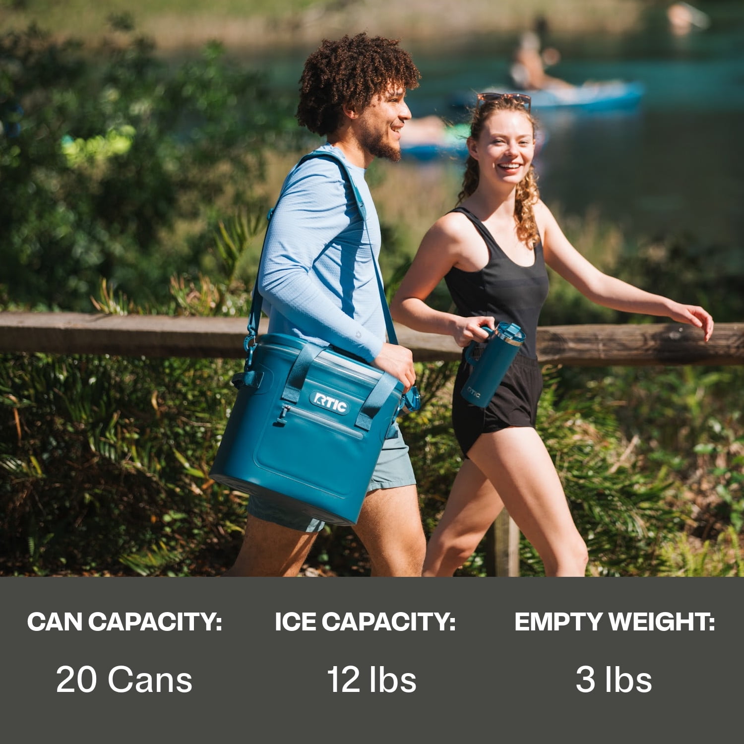 Free Shipping! RTIC Soft Cooler 15 Qt Holds 20 Cans Leakproof