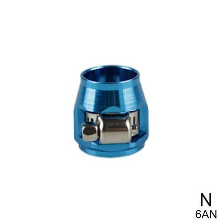 

1 pcs Anodized AN Aluminum Hose Finisher Clamp O3J9