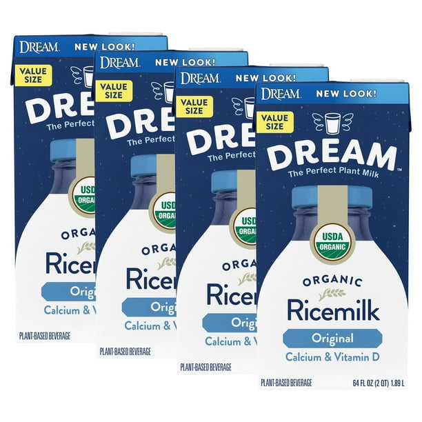(4 pack) Rice Dream Organic Original Rice Drink, 64 Fl. Oz.