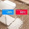thumbnail image 4 of Bigersell Food Storage Containers with Lids Airtight Stackable Plastic Kitchen and Pantry Organization Storage Dry Food Canisters for Cereal, Dry Food, Flour and Sugar C, 4 of 7