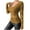 #Yellow, variant on Otvok 2025 Womens Fashion V-Neck Lace Solid Color Long Sleeve Blouses