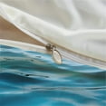 thumbnail image 4 of Quilt Cover Set Unique Design Blue Water Printed Creative Duvet Cover Set Bedspreads Home Decor,Twin (68"x86"), 4 of 5