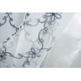 thumbnail image 5 of Olivia Gray PNF28979 54 x 84 in. Fleur Embroidered Single Rod Pocket Curtain Panel with 18 in. Valance, Rose, 5 of 24