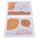 thumbnail image 4 of Pintura mural ANGGREK 2 Piezas decoración del hogar Arte en lienzo 37x47cm, 4 of 8