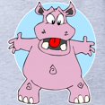 thumbnail image 2 of CafePress - Hippo Hug - Cute Infant Baby Football Bodysuit, 2 of 3