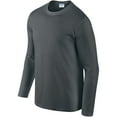 thumbnail image 4 of Gildan Mens Soft Style Long Sleeve T-Shirt (Pack of 5), 4 of 5