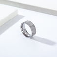 thumbnail image 4 of PAMTIER Men's Stainless Steel 8mm Personality Cool Punk Unique Dome Style Irregular Swirl Geometric Biker Ring Gothic Punk Statement Silver Size 12, 4 of 6