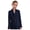 Navy Blue, variant on Kids Girls Notched Lapel 3-Button Suit Blazer Kids Formal School Uniform Outerwear Tops Pink 16