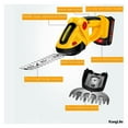thumbnail image 5 of 36F/24V Electric Hedge Shears Wireless Rechargeable Pruning Lawn Mower Lithium Battery One-Handed Hedge Trimmer Garden Tools ,Long-Lasting, 5 of 7