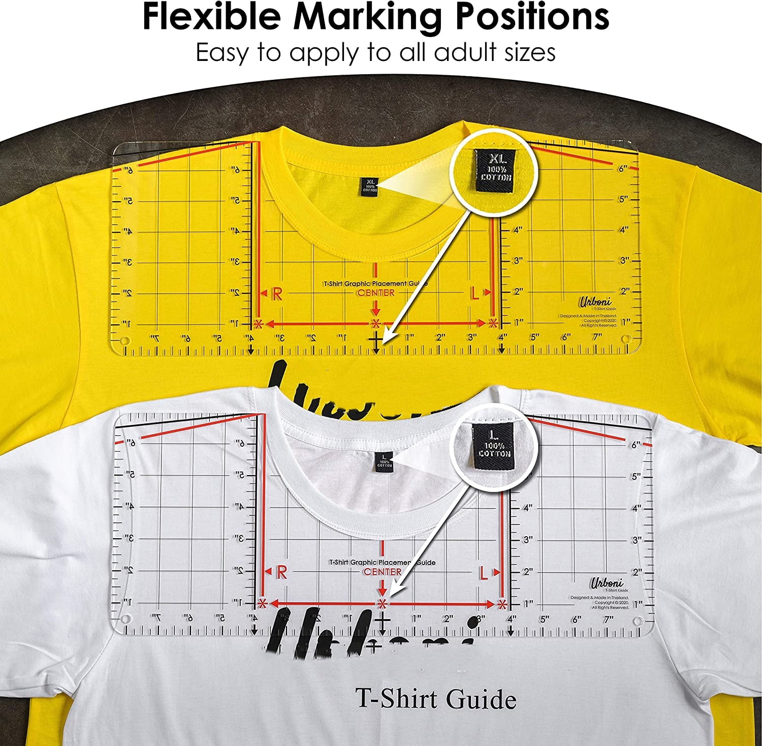 Tshirt Ruler Guide For Vinyl Alignment T Shirt Rulers To - Temu United Arab  Emirates