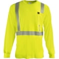 thumbnail image 3 of Ironwear 1209FR Flame Retardant Hi-Visibility Long Sleeve T-Shirt | Segmented Reflective Tape | 6 Cal/cm2 | ANSI Class 2, 3 of 3