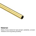 thumbnail image 3 of Uxcell 6mm OD 0.5mm Wall Thickness 250mm Length Brass Round Tube, 3 of 5