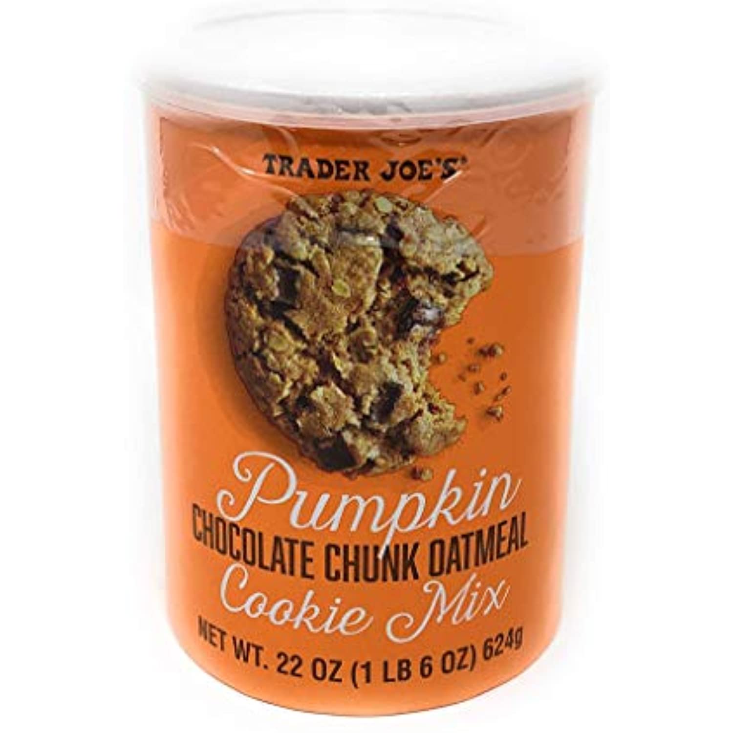Trader Joe's Pumpkin Chocolate Chunk Oatmeal Cookie Mix, 22 oz. PACK