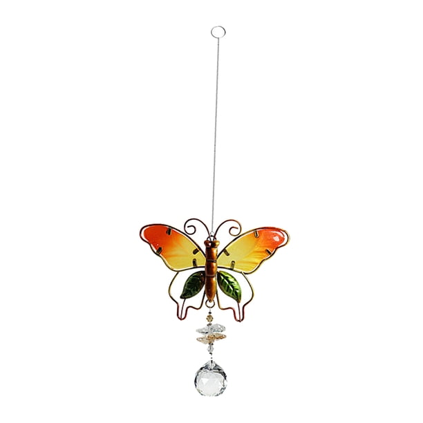 Cristal prisma colgante Zulema ornamento Mariposa 1 pieza atrapadores de sol
