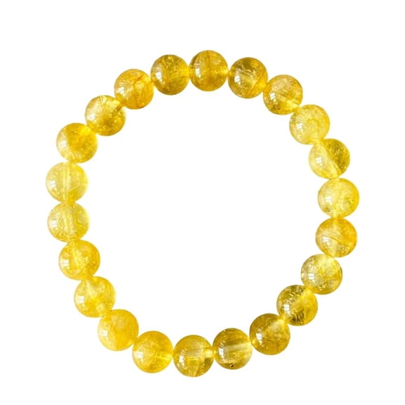 Citrine Beads Bracelet, Natural Citrine Bracelet, November Birthstone, Yoga Bracelet Chakra Bracelet, Christmas Gift, Unisex Jewelry, Gift for Her, Spiritual Bracelet, Womens Bracelet, Mens Bracelet