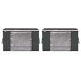 thumbnail image 1 of Dustproof Storage Bag with Clear Window for Clothes Organizer 2Pcs Foldable, 1 of 4