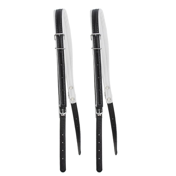 COSMOBETTY 1Set White Accordion Straps Padded for Accordion 90x5in