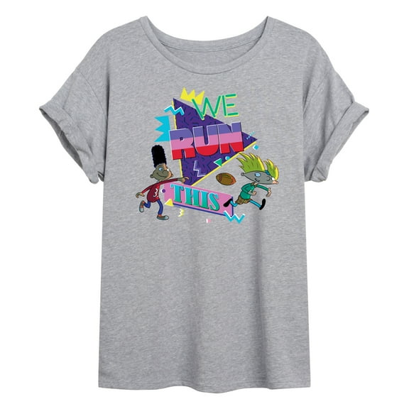 Hey Arnold! - Retro Arnold and Gerald - Women's Oversized T-Shirt