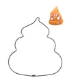 thumbnail image 1 of Poop Shape Cookie Cutter Biscuit Mould Stainless Steel Cookie Cutter Diy Cookie Mould Cake Mold, 1 of 2