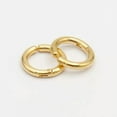 thumbnail image 4 of K-KED 5 Pairs Stainless Steel Clip On Non-Piercing Fake Hoop Earrings for Women Men-Silver, 4 of 6