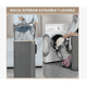thumbnail image 3 of Cesto Para Ropa Sucia 110l Plegable Portatil Cestos Ropa, 3 of 4